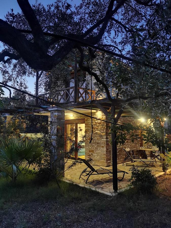 Elea Stone Houses In Organic Quiet Olive Grove, Prinos, Thassos Exterior foto